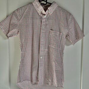 American Apparel Checkered Plaid Short Sleeve Shirt – XXS